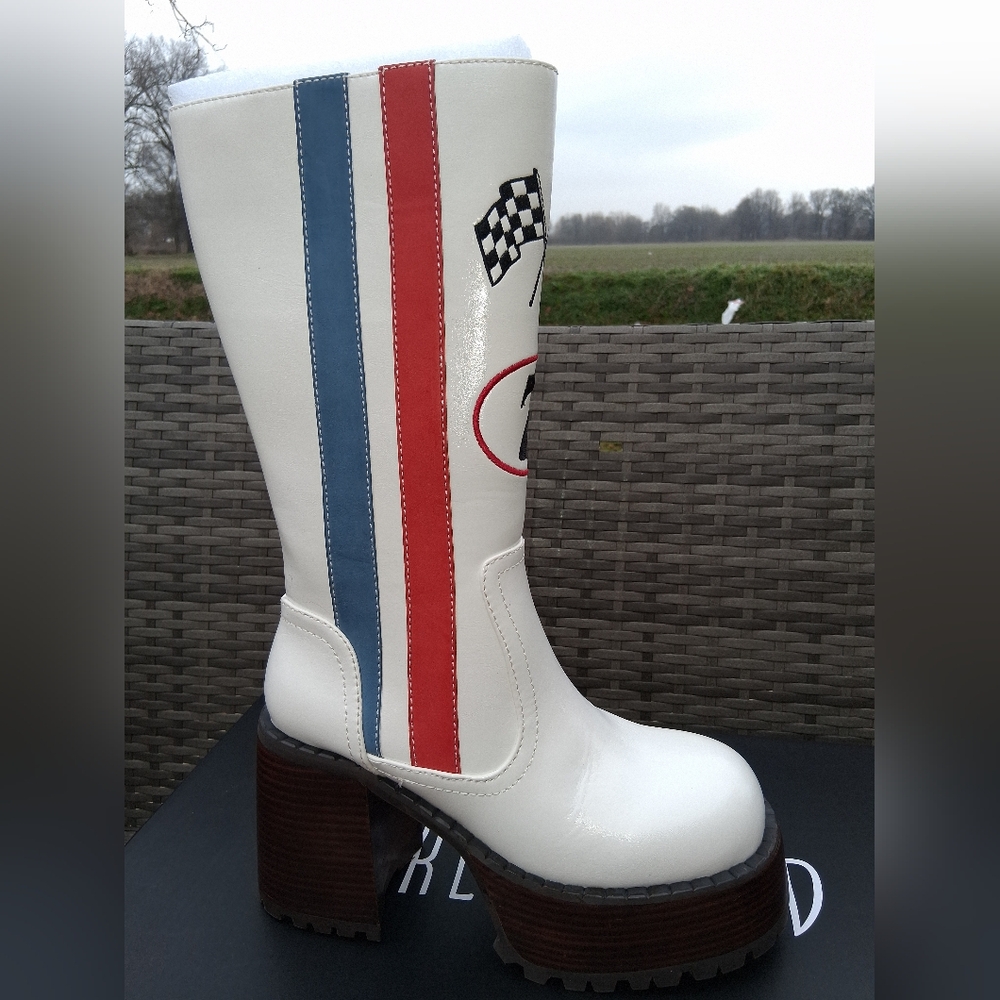 Current Mood® Raceway Babe Platform Boots - Picture 2 of 5